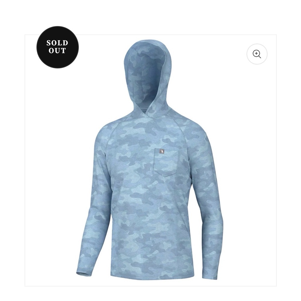 Local boy Men's Blue Camo Hoodie